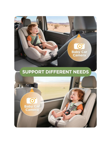 Cámara de Coche Inalámbrica NUOTUN 4.3" HD 1080p con Batería 40h