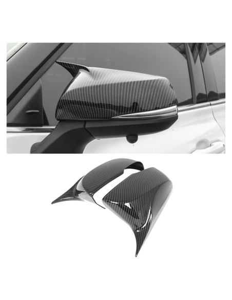Cubiertas de Espejo Retrovisor LEXLEY para Toyota Highlander 2020-2025 - Fibra de Carbono