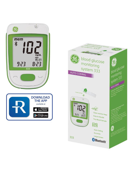 Glucómetro GE333 Bionime | Monitoreo Glucosa Bluetooth | Resultados 5 Segundos