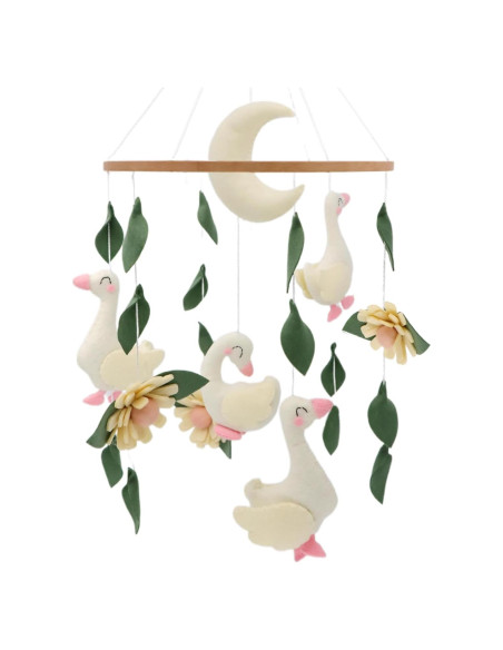 Móvil de Cuna Ganso Gueiddi Hecho a Mano 24x24 cm