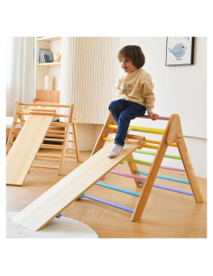 Escalera Triangular Plegable Avenlur Olive 3 en 1 para Niños