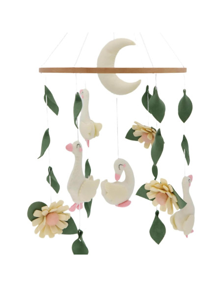 Móvil de Cuna Ganso Gueiddi Hecho a Mano 24x24 cm