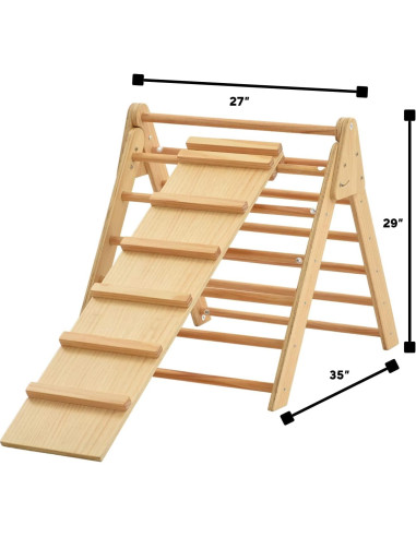 Escalera Triangular Plegable Avenlur Olive 3 en 1 para Niños