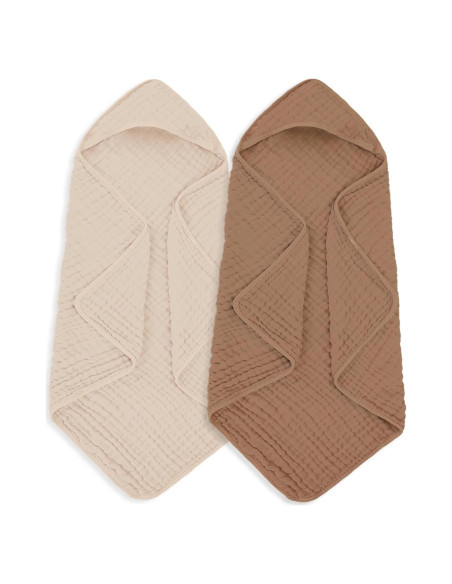 Toalla de baño para bebé MIGIOL 100% algodón muselina 81x81cm