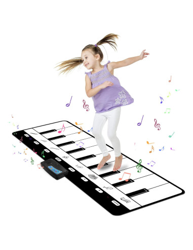 Alfombra Musical para Niños M SANMERSEN 110x36 cm 8 Sonidos