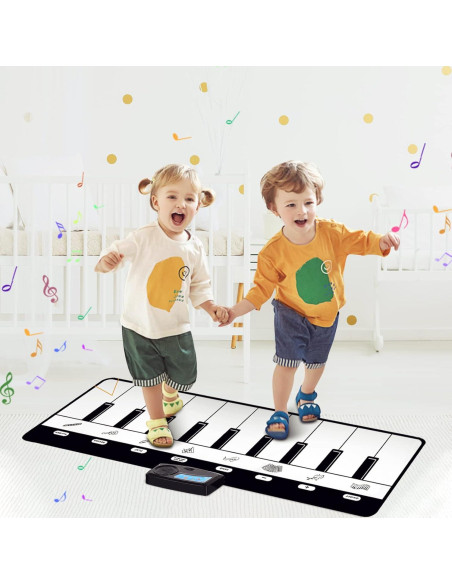 Alfombra Musical para Niños M SANMERSEN 110x36 cm 8 Sonidos Alfombra Musical para Niños M SANMERSEN 110x36 cm 8 Sonidos