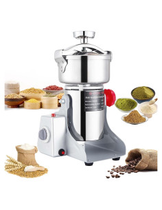 Molino de Grano Eléctrico BI-DTOOL 800g 2000W Acero Inoxidable