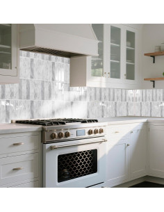 Azulejos Autoadhesivos Art3d 29x22 cm Mármol Gris - Paquete 10 2