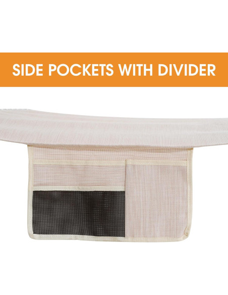 Hamaca Doble Lazy Daze 11 FT Beige Secado Rápido 204 kg