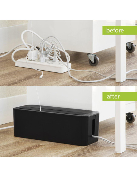 Caja Organizadora de Cables Extra Grande UT Wire XL Negra