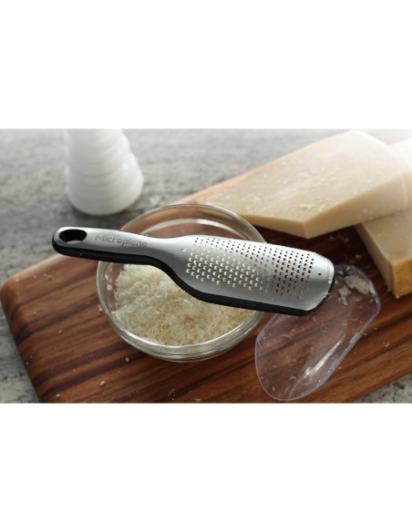 Rallador Microplane Elite Grueso Negro Acero Inoxidable