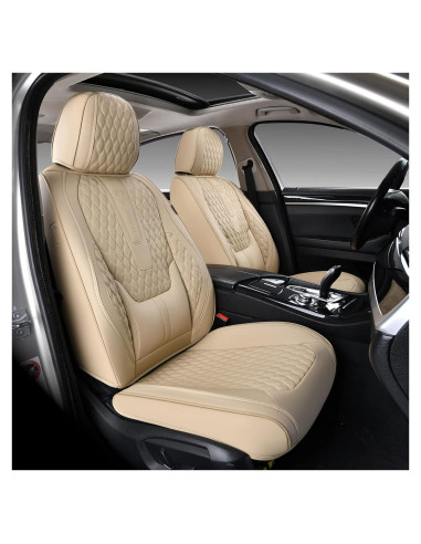 Cubiertas de Asiento Delantero Coverado Beige Impermeables