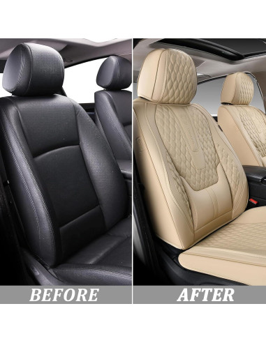 Cubiertas de Asiento Delantero Coverado Beige Impermeables