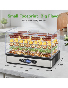 Deshidratador de Alimentos Konfintos KS904 5 Bandejas 400W 2