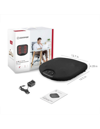 Masajeador de pies y espalda Comfier CF-5903 Shiatsu con calor