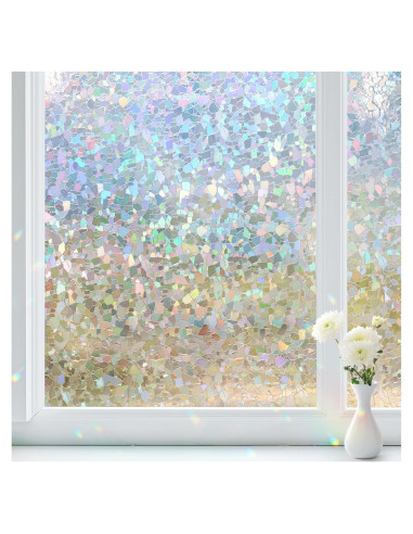 Película de Privacidad Haton 44.5x200 cm Vinilo Transparente