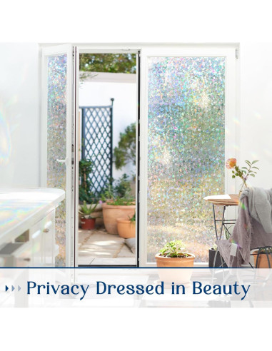 Película de Privacidad Haton 44.5x200 cm Vinilo Transparente