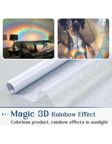 Película de Privacidad Haton 44.5x200 cm Vinilo Transparente