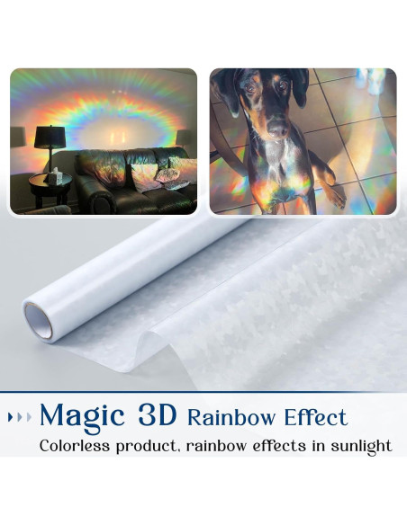 Película de Privacidad Haton 44.5x200 cm Vinilo Transparente