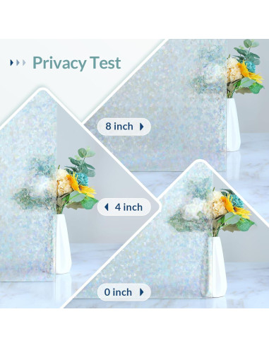 Película de Privacidad Haton 44.5x200 cm Vinilo Transparente