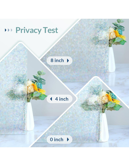 Película de Privacidad Haton 44.5x200 cm Vinilo Transparente