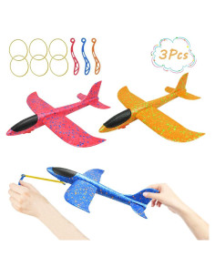 Paquete de 3 Aviones Lanzadores DC-BEAUTIFUL 34.5 cm