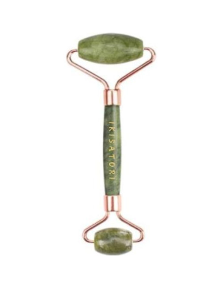 Rodillo Facial y Guasha Jade Verde Ikisatori - Cuidado Piel