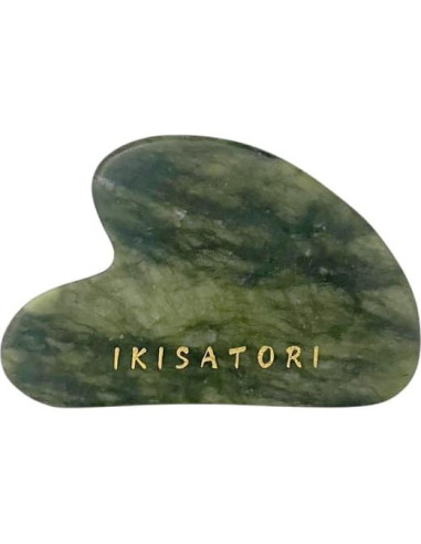 Rodillo Facial y Guasha Jade Verde Ikisatori - Cuidado Piel