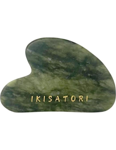 Rodillo Facial y Guasha Jade Verde Ikisatori - Cuidado Piel