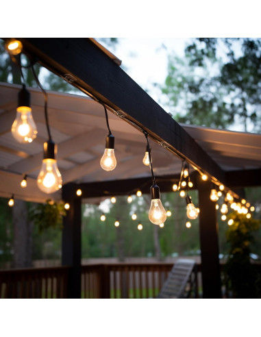 Ganchos Adhesivos Transparentes Hetyue para Luces de Cuerda - 26 Piezas