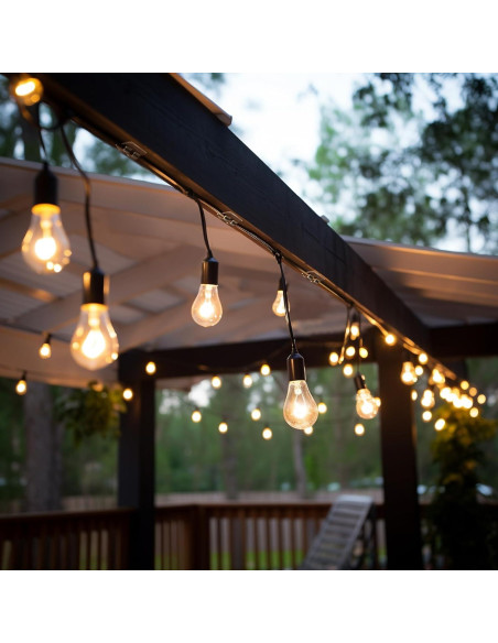 Ganchos Adhesivos Transparentes Hetyue para Luces de Cuerda - 26 Piezas Ganchos Adhesivos Transparentes Hetyue para Luces de Cuerda - 26 Piezas