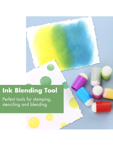 36 Aplicadores de Esponja HAUSTGO para Dedo - Estuche Incluido