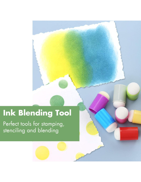 36 Aplicadores de Esponja HAUSTGO para Dedo - Estuche Incluido