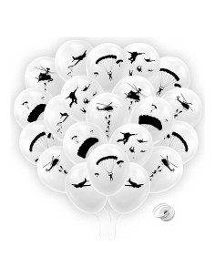 24 Globos de Láttex Temáticos Militares Camuflaje The DaPai