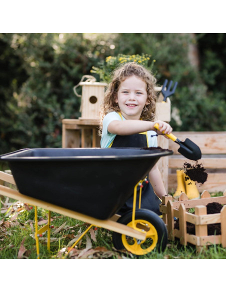 Juego de Jardín Stanley Jr. Carretilla 6 Piezas para Niños