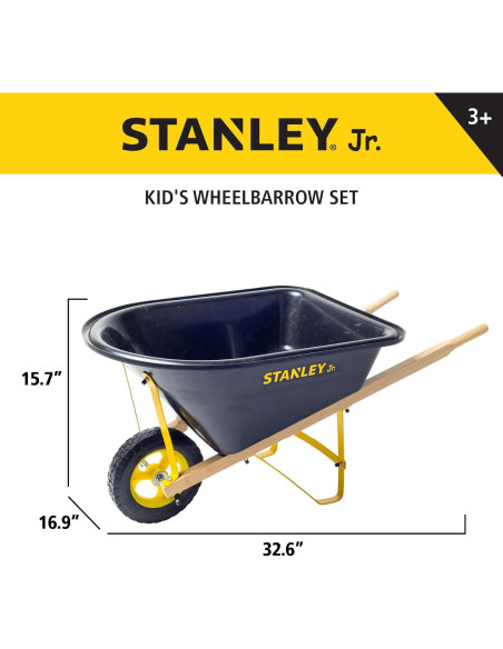 Juego de Jardín Stanley Jr. Carretilla 6 Piezas para Niños
