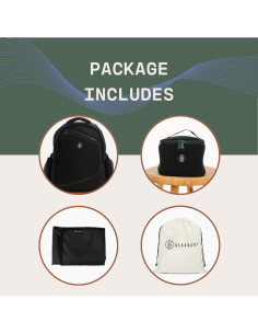 Mochila para extractor de leche Gear Baby con enfriador y cambiador 2