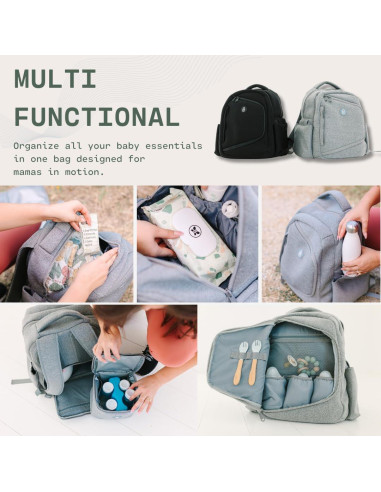 Mochila para extractor de leche Gear Baby con enfriador y cambiador
