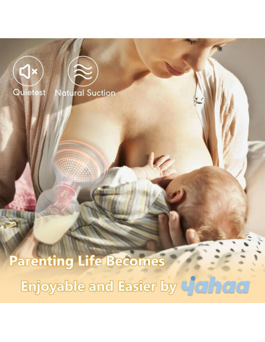 Bomba de Pecho Manual Yahaa 2 Sets 4oz Silicona Transparente