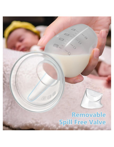 Bomba de Pecho Manual Yahaa 2 Sets 4oz Silicona Transparente