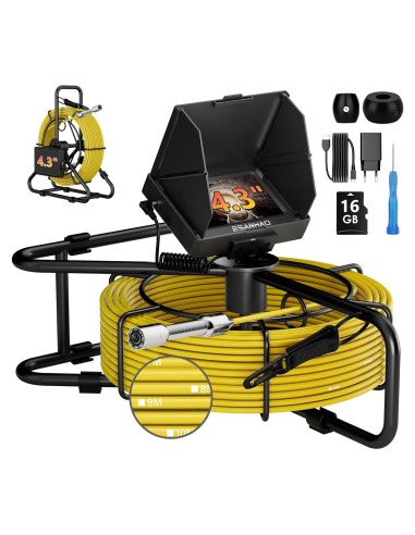 Cámara de Inspección de Alcantarillado ESANHAO 4.3" 30M IP68