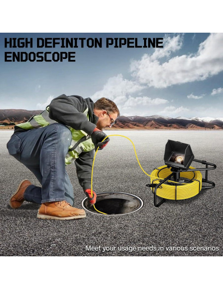 Cámara de Inspección de Alcantarillado ESANHAO 4.3" 30M IP68