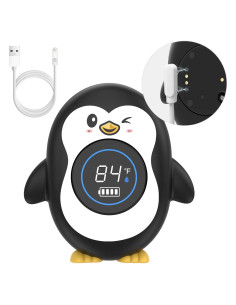 Termómetro de baño recargable Ledfaah pingüino 11.3cm