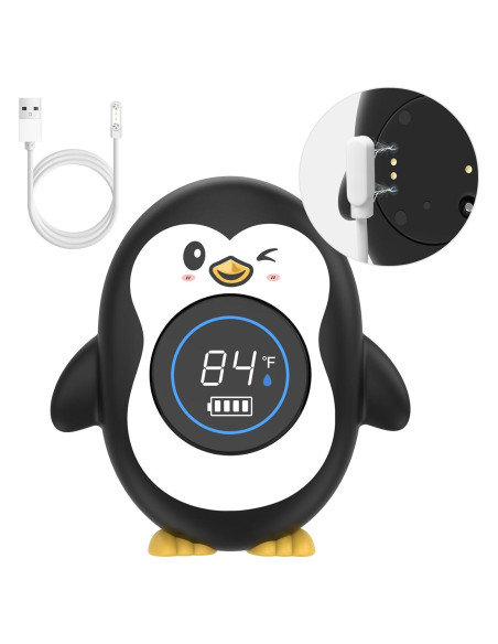 Termómetro de baño recargable Ledfaah pingüino 11.3cm Termómetro de baño recargable Ledfaah pingüino 11.3cm