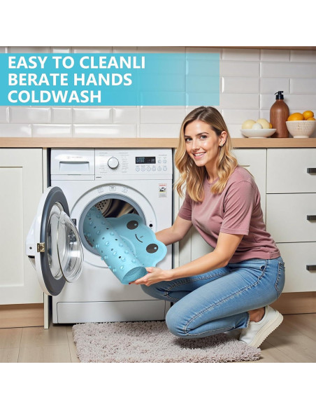 Alfombrilla de Baño Antideslizante DAECHAO Rana Azul 76x46 cm