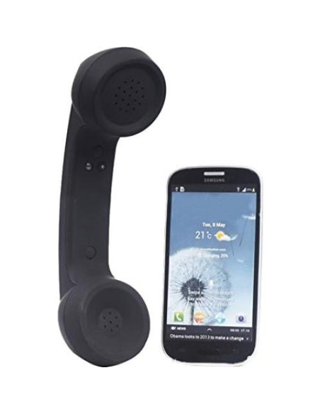 Auricular Bluetooth Retro ENJOY-UNIQUE con Micrófono HD Negro