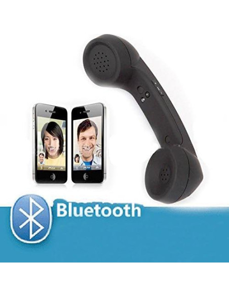 Auricular Bluetooth Retro ENJOY-UNIQUE con Micrófono HD Negro