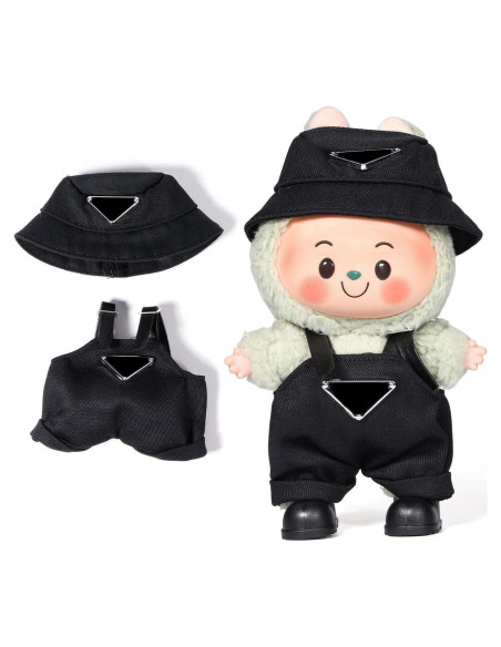 Conjunto de ropa para muñeca AICase 17cm - Traje negro Conjunto de ropa para muñeca AICase 17cm - Traje negro