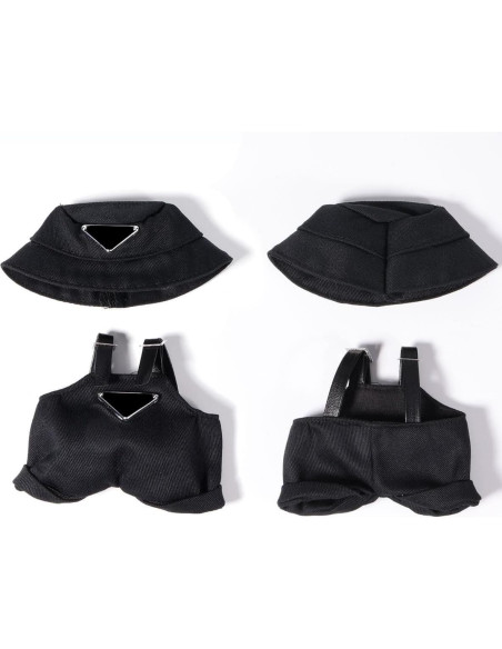 Conjunto de ropa para muñeca AICase 17cm - Traje negro Conjunto de ropa para muñeca AICase 17cm - Traje negro