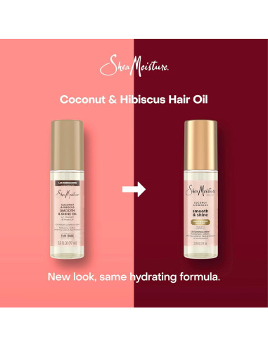SheaMoisture Aceite Suave y Brillante Coco y Hibisco 98 ml